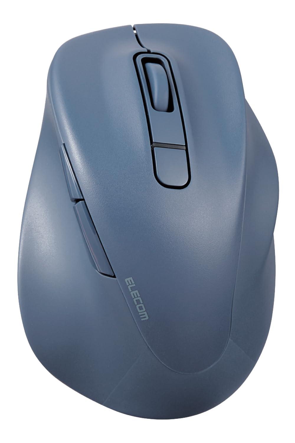 ELECOM エレコム マウス/右手専用/Mサイズ/Bluetooth/5ボタン/ブルー(M-XGM30BBSKBU)
