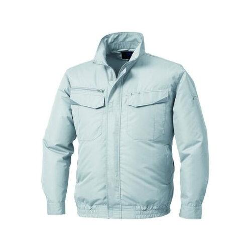 KUCHOFUKU 空調服 空調服 空調服 長袖ブルゾン シルバー 4L (KU92350K30S6 2336)