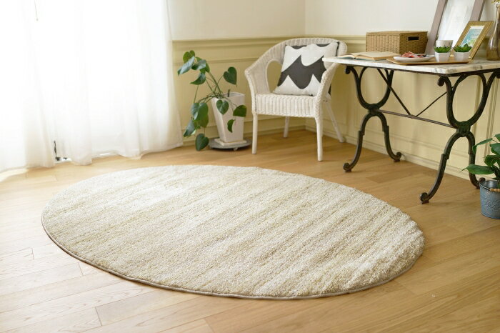 スミノエ(Suminoe) ラグ【リュストル】柔らかいタッチ感。上品な光沢感のあるナイロン糸を使用した、耐久性に優れた防炎ラグ (13440063)