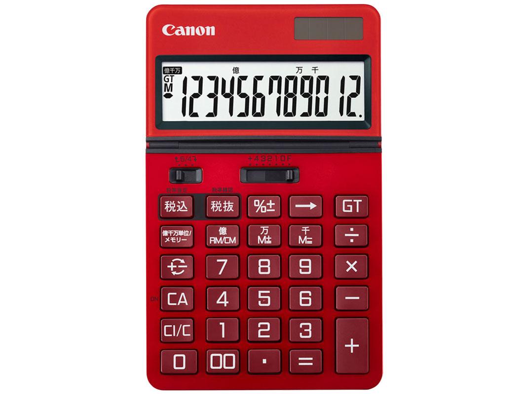 CANON キャノン キヤノン電卓 KS-1250TUV-RD JPN SOB(KS-1250TUV-RD)