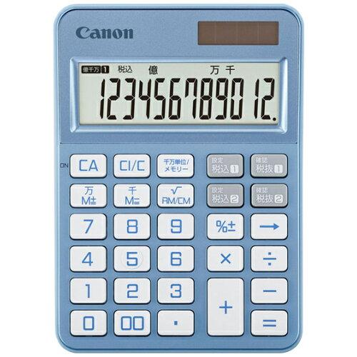 &nbsp;メーカー&nbsp;CANON キャノン&nbsp;商品カテゴリ&nbsp;電卓＞ビジネス電卓&nbsp;発送目安&nbsp;1週間以内に発送予定&nbsp;お支払方法&nbsp;銀行振込・クレジットカード&nbsp;送料&nbsp;送料無料&nbsp;特記事項&nbsp;&nbsp;その他&nbsp;[電卓/レジスター]ポップでハンディな抗菌・抗ウイルス対応電卓です。 ◆ 2種類の税込・税抜計算が可能だから、税率改定時や軽減税率の計算にも便利。 桁数の多い計算でもわかりやすい千万単位表示。 店頭や備品使用に適した抗菌・抗ウイルス仕様。
