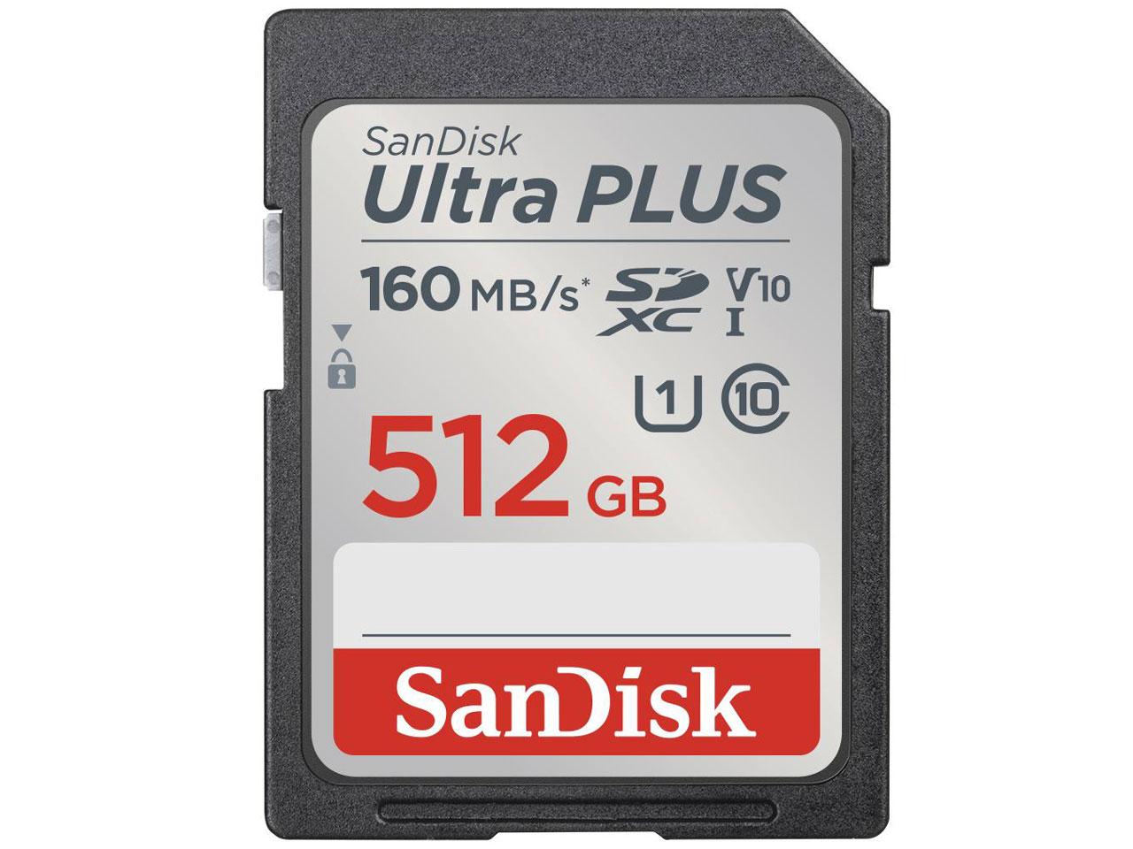 SANDISK ǥ ȥץ饹 SDXC UHS-I512GB(SDSDUWL-512G-JN3IN)