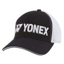 YONEX ヨネックス ヨネックス ユニメッシュキャップ 品番:GCT091 カラー:ブラック/ホワイト(245) サイズ:S(4)