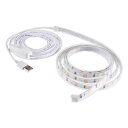OHM オーム電機 LEDテープライト(USB電源/点灯色6色/長さ1.5m/USBコード2m) NIT-ALA6TU15V
