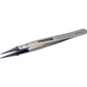TRUSCO トラスコ中山 TRUSCO ESDチップピンセット 先細型 先端幅0.4mm (EP0.4 8000)