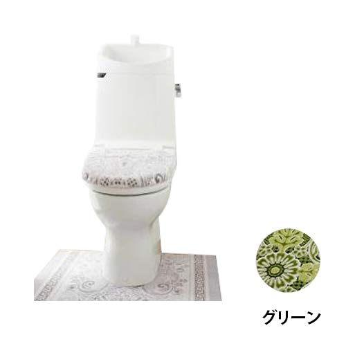 三愛繊維(San-Ai-Sen-I) 日本製 【モダンオーナメント】 トイレマット・フタカバー