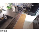 三愛繊維 日本製 【拭けるマットシリーズ サクラブラウン】 キッチンマット