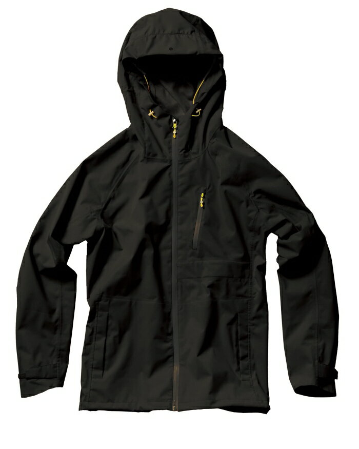マック(Makku) マック フーディライトレインジャケット ブラック 4L (AS8205D 7015)