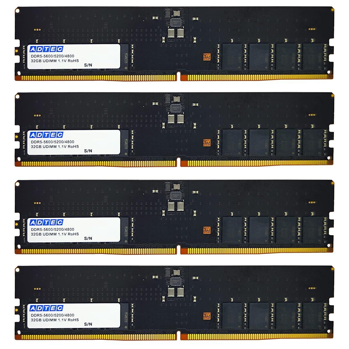 アドテック ADS5600D-32G4 DDR5-5600 UDIMM 8GB(ADS5600D-32G4)