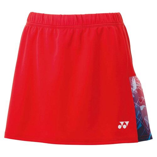 YONEX ヨネックス ウィメンズスカート(インナースパッツツキ) (26131) [色 : サンセットレッド] [サイズ : O](4)
