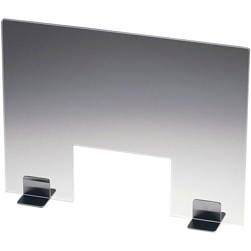 TKG テイケイジイ 遠藤商事 TKG 飛沫ガードパーテーション〈窓付〉600 STスタンド クリア【ZPC8501】