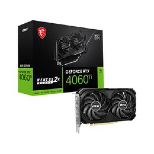 MSI GeForce RTX 4060 Ti VENTUS 2X BLACK 8G OC (GeForce RTX 4060 Ti VENTUS 2X BLACK 8G OC)