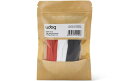 UDOG COLORED LACES MILD Black White RedyEւ̔zsz