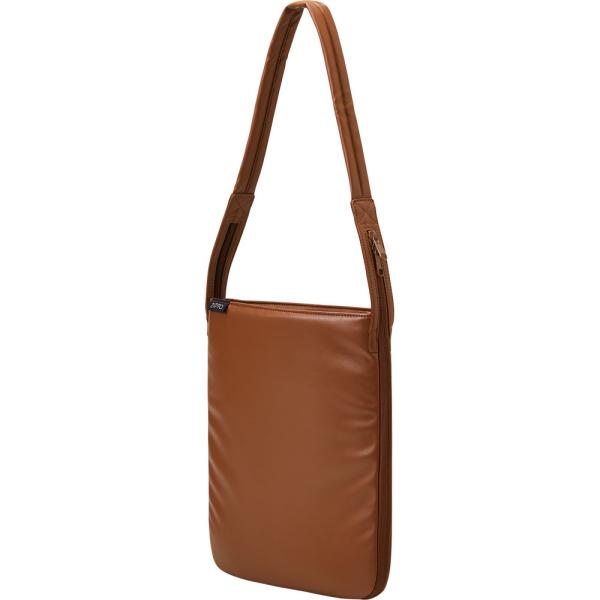 KING JIM 8442-BR マチがひろがるPCトート「ジプト」 PU チヤ(8442-BR)