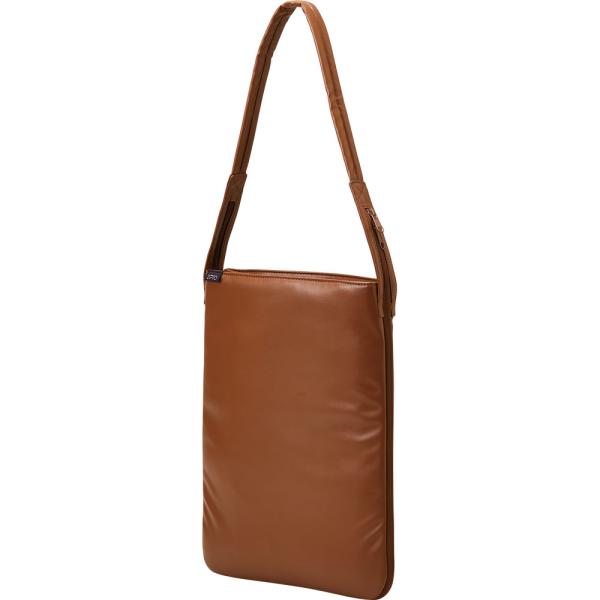 KING JIM 8462-BR マチがひろがるPCトート「ジプト」 PU チヤ(8462-BR)