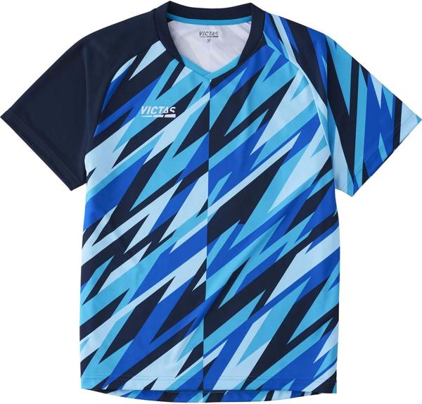 VICTAS(ヴィクタス) フラグメントゲームシャツ (612311) [色 : ブルー] [サイズ : 4XL]