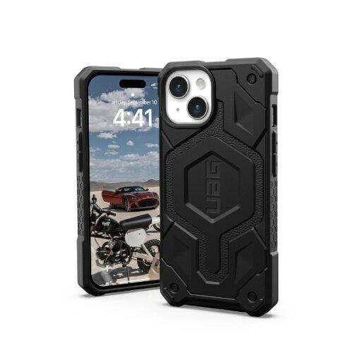 URBAN ARMOR GEAR iPhone 15 2023ΉϏՌP[X MONARCH PRO MagSafeΉ ubN y{K㗝Xiz UAG-IPH23MB-PMS-BK