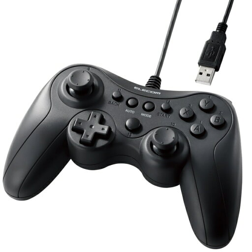 ELECOM エレコム 有線ゲームパッド/Xinput/Xbox系/連射/軽量(JC-GP20XBK) ELECOM エレコム 有線ゲームパッド/Xinput/Xbox系/連射/軽量(JC-GP20XBK)
