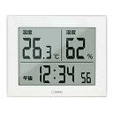ドリテック 大画面温湿度計「ハキミエ」 ホワイト(O-506WT)