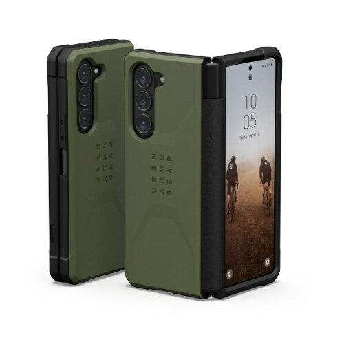 URBAN ARMOR GEAR Galaxy Z Fold 5ΉϏՌP[X CIVILIAN I[u y{K㗝Xiz UAG-GLXZFD5-C-OL