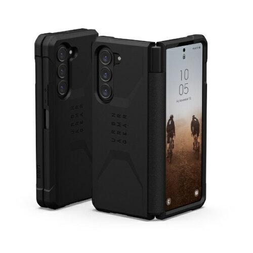 URBAN ARMOR GEAR Galaxy Z Fold 5ΉϏՌP[X CIVILIAN ubN y{K㗝Xiz UAG-GLXZFD5-C-BK