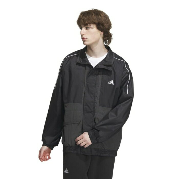 ADIDAS アディダス adidas ATHL M WORD ウーブンジャケット 品番:IJM07 ブラック/カーボン IK7326J/2XL