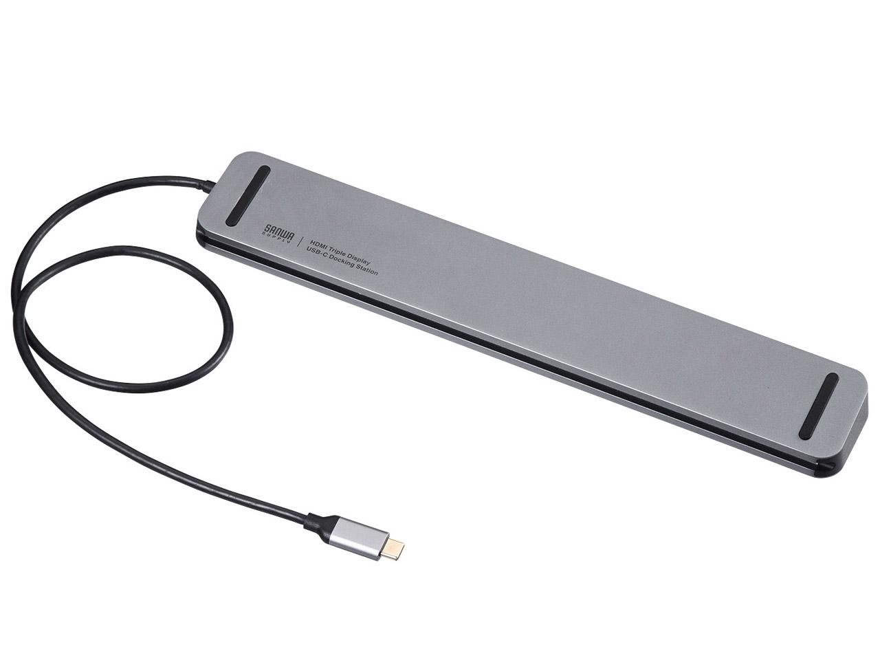 SANWASUPPLY サンワサプライ USB Type-Cドッキングステーション(HDMI×3画面出力対応) USB-CVDK13