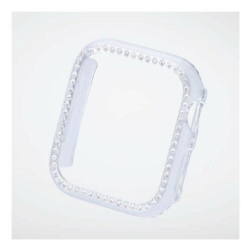 ELECOM エレコム Apple Watch 40mm/ハードバンパー/ストーン付/クリア(AW-23EBPPJCR)
