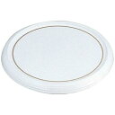 アズワン 陶器風メラミン製 ケーキトレー丸型CT-2300-WS(金線入)【WKCH8230】