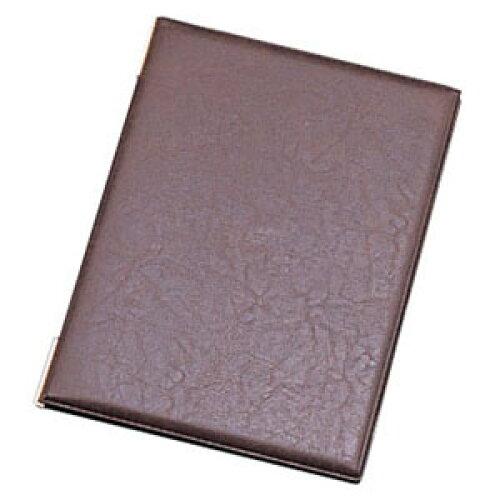 えいむ(AIM) えいむ レザータッチメニューブックLB-402（中）ブラウン【PEI2703】