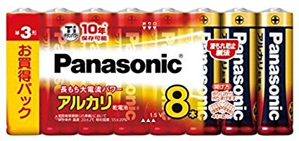 PANASONIC パナソニック パナソニック LR6XJ/8SW アルカリ単3形8P x5 ****** 販売単位 1セット(5ヶ入)*****【入数:5】