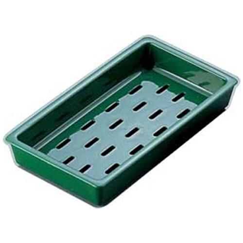 若泉漆器 PPネタ受け　グリーン（水受け付）小　O−2−28【ANT0901】