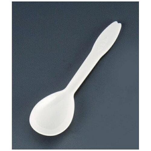 ホウケン産業(Houkensangyo) 使い捨てスプーンアイボリー袋入（500本入）　110IV【XTK09】