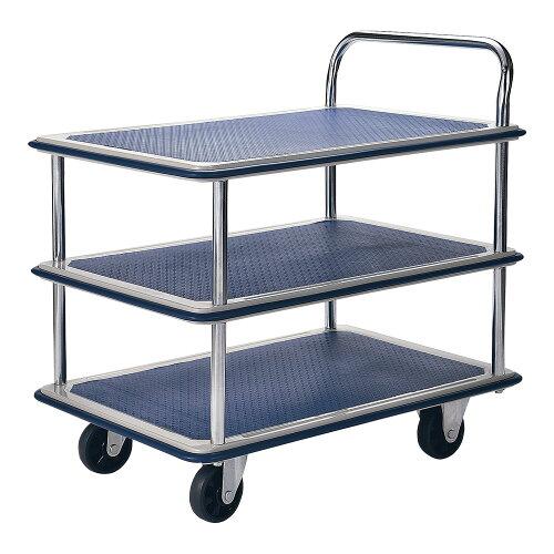 TKG テイケイジイ 遠藤商事 静かなスチール台車　3段PH3001T−3【HDIA302】