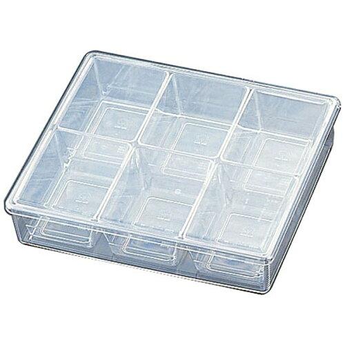 TKG テイケイジイ 遠藤商事 SAポリカーボネイト　スパイスケース6ヶ入【ASP01006】