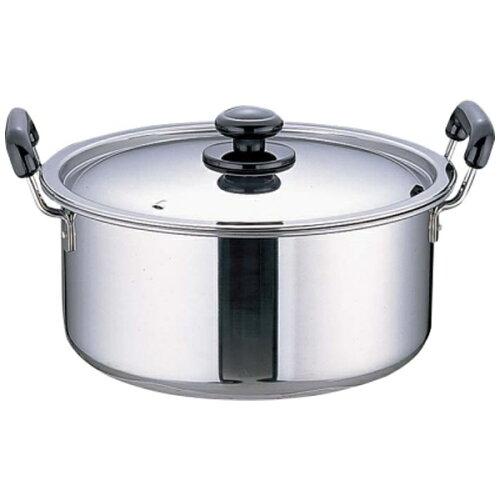 TKG テイケイジイ 遠藤商事 SAステンレス　プラ柄　厚板実用鍋22cm【AZT0722】