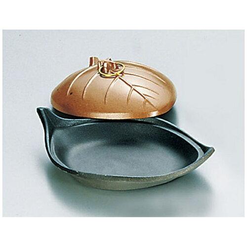 TKG テイケイジイ 遠藤商事 SAアルミ陶板鍋　木の葉（テフロン加工）【QTU02】