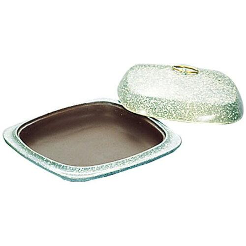 TKG テイケイジイ 遠藤商事 SAアルミ角陶板鍋（石目）【QTU03】