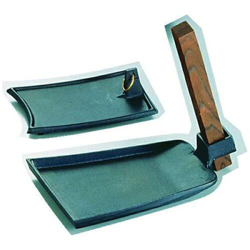 TKG テイケイジイ 遠藤商事 SAアルミ陶板鍋　くわ型小（テフロン加工）【QTU06003】