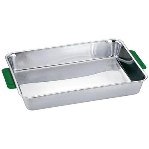 TKG テイケイジイ 遠藤商事 18-8 カラーハンドル角バット10枚取 グリーン【ABTH212】