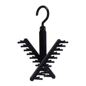 シンコハンガー(Shinkohanger) シンコハンガー ネクタイハンガークロス ブラック