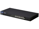 ELECOM エレコム WEBスマートスイッチングハブ/Giga/PoE/16ポート/ファンレス(EHB-SG2C16-PL)(2)
