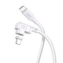 【納品先に法人名必須】L字型マグネットシリコンケーブルCtoC 100W 2m(CIO-SLLMG-CC2-WH)(2)