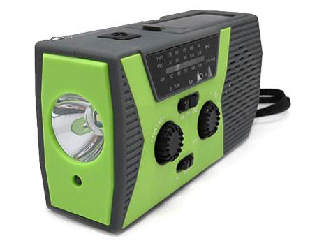 HI-SS CORPORATION 手回し充電 / USB充電 / 乾電池 / ソーラー充電補助機能付きAM/FMラジオ (HI-8)