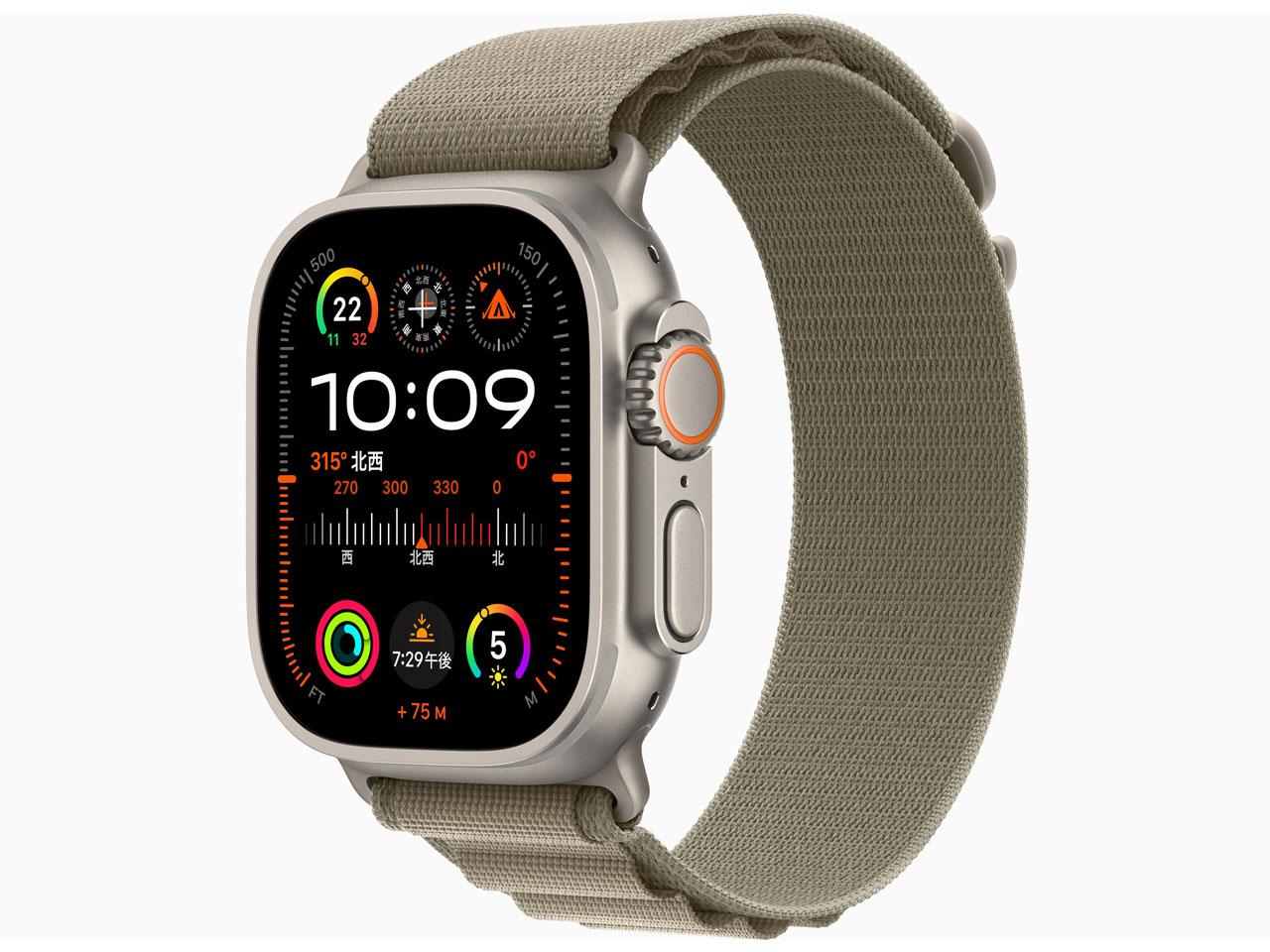 APPLE åץ åץ / APPLE Apple Watch Ultra 2 GPS+Cellularǥ 49mm MREX3J/A [꡼֥ѥ롼 S]