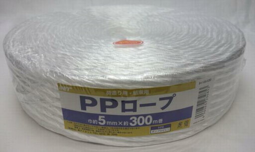 アイネット PPロープ 幅5mmX長さ300m IH-105-530 アイネット PPロープ 幅5mmX長さ300m IH-105-530