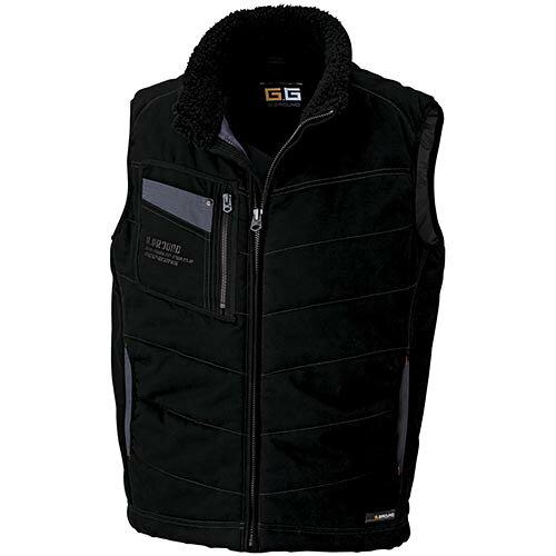 Work Clothes - SOWA ソーワ G.G. 5106 防寒ベスト ブラック M (51064M 3641)