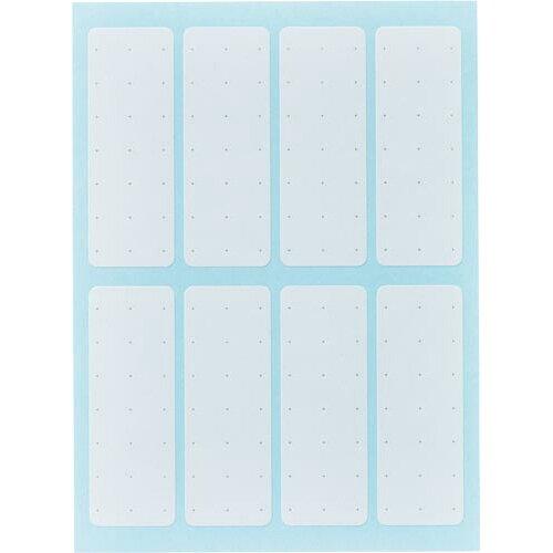 カウネット 文字がきれいに書けるタックラベル 箱タイプ18×50mm1箱800片入 4307-662 ...