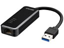 BUFFALO obt@[ LUA5-U3-AGTE-BK GigaΉ Type-A USB3.2(Gen1)LANA_v^ ubN(LUA5-U3-AGTE-BK)