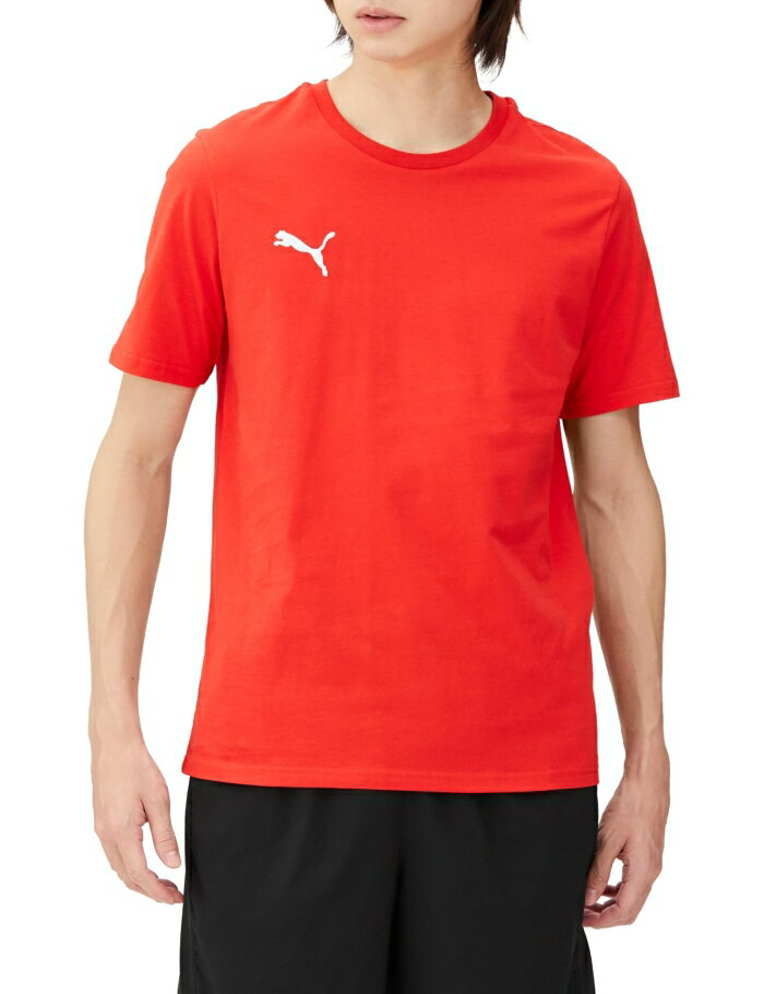 PUMA プーマ TEAMGOAL_カジュアル_TEE (659376) [色 : PUMA_RED] [サイズ : L]